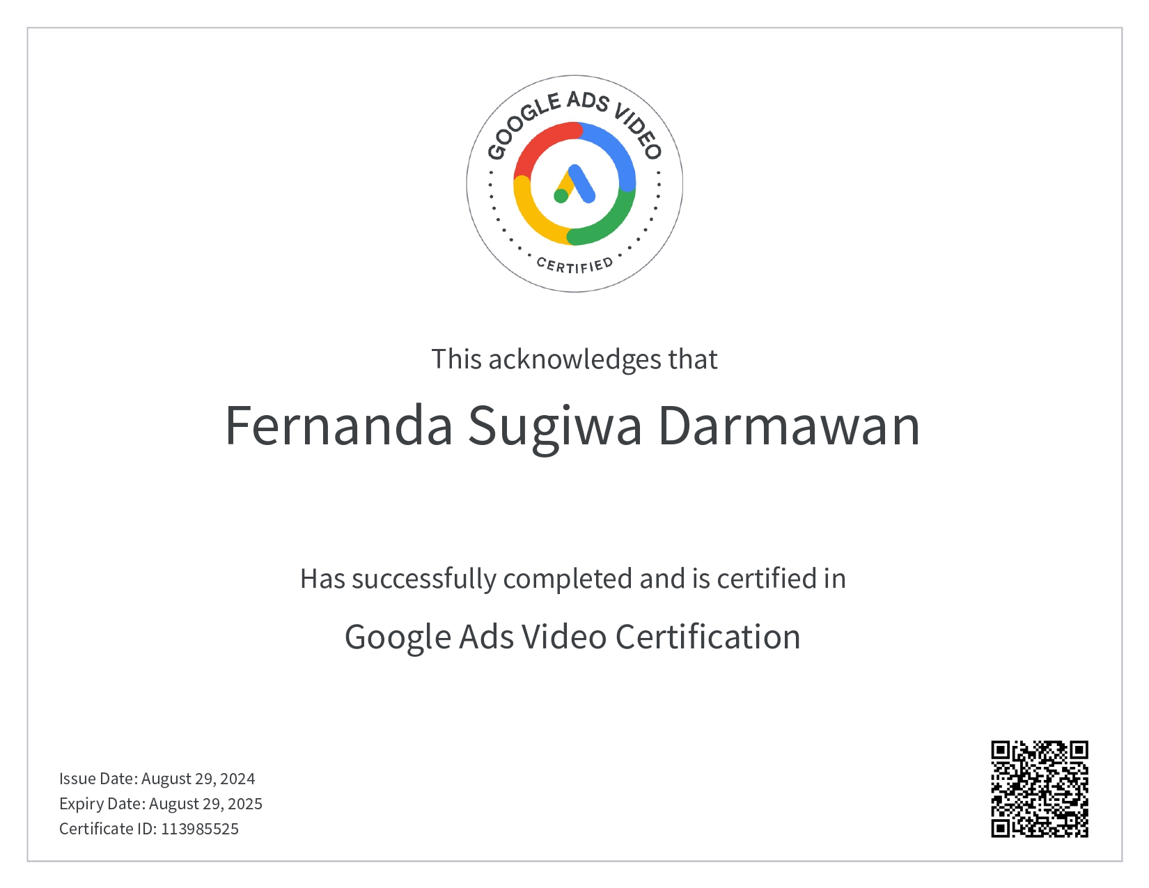 Certificate 2